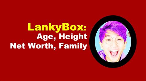 how much is lankybox net worth|LankyBox: Age, Height, Net Worth, GF, Family!